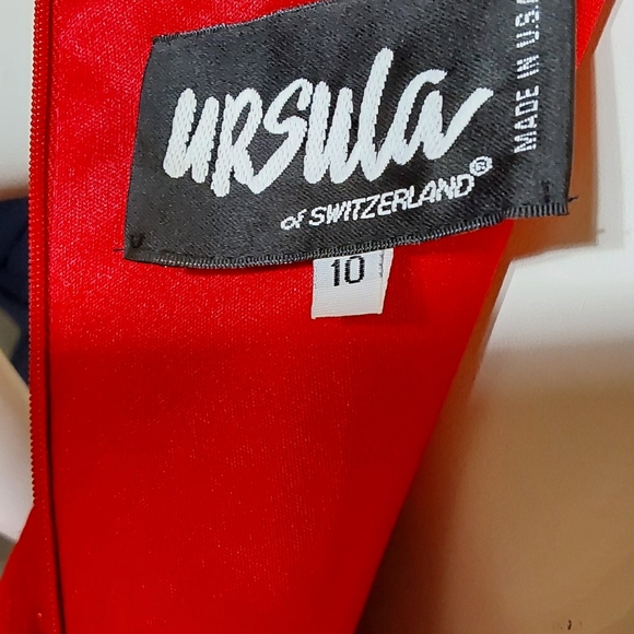 URSULA OF SWITZERLAND  MADE IN THE USA VINTAGE 2 PIECES  DRESS SIZE 10 - Picture 7 of 10